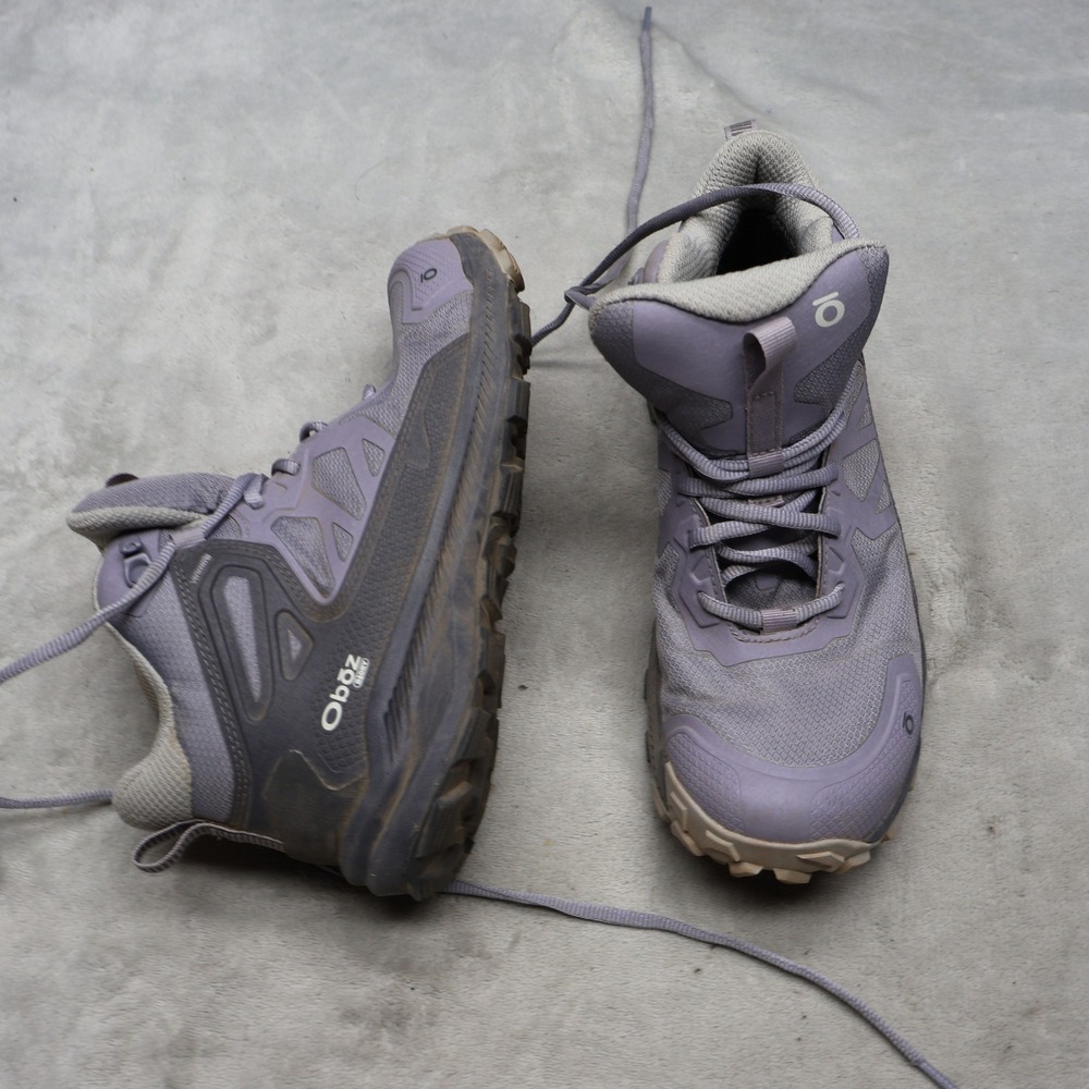Oboz Womens 7 Hiking Boots‎ Purple Katabatic Mid B-DRY Waterproof Lace Up Trail
